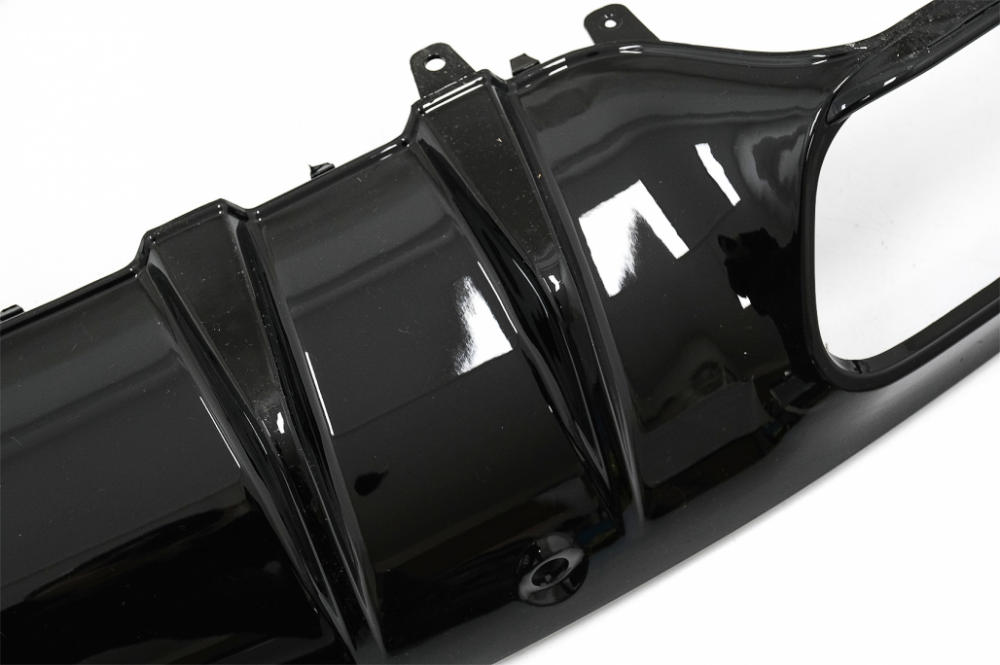 Diffuser passend voor Mercedes C205 A205 Coupe / Cabrio 15-19 C43 Design