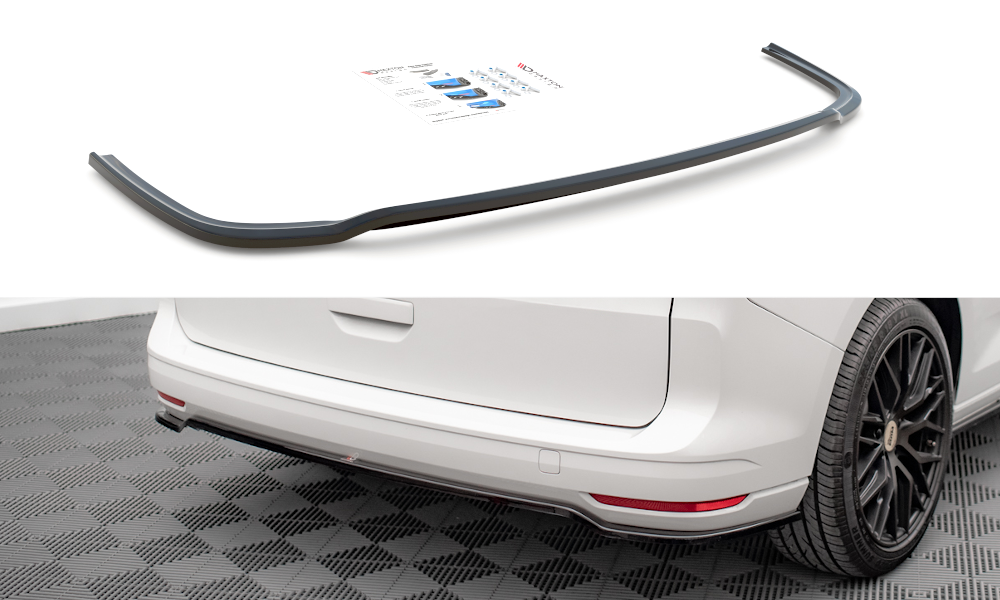 Diffuser passend voor Volkswagen Caddy MK5 Maxton Glans Zwart