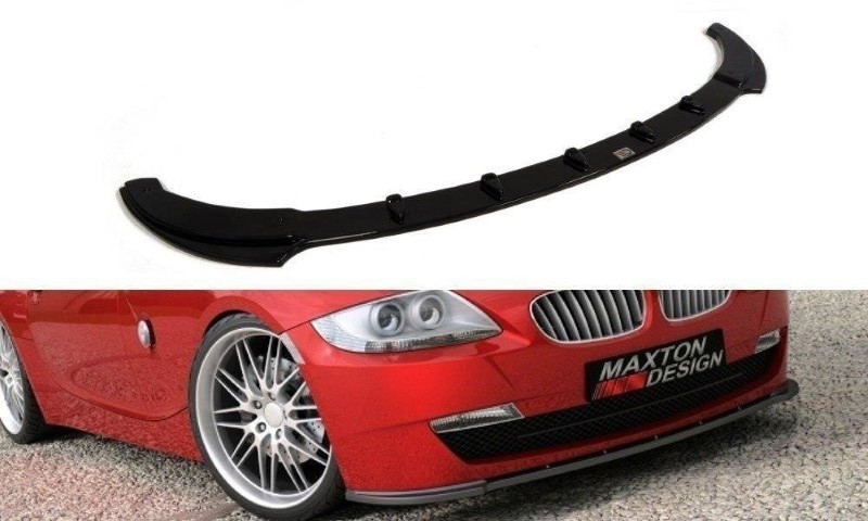 Voorspoiler passend voor BMW Z4 E85 / E86 (Facelift model) Glanzend Zwart