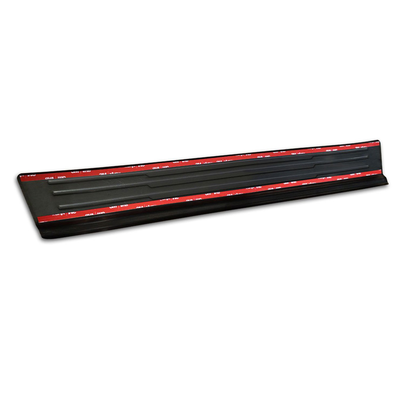 Avisa Black Stainless Steel Door sill protectors  Peugeot 3008 III 2024- - 'Lines' - 4-pieces