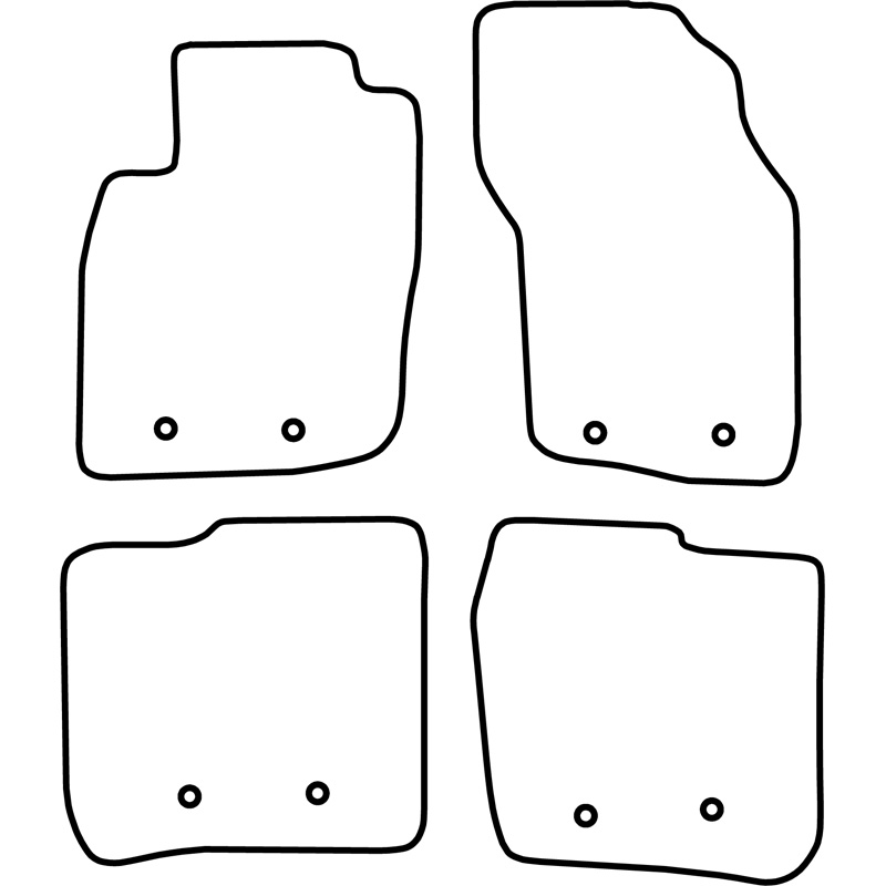 Set velour car mats  Volvo S40/V40 1999-2003