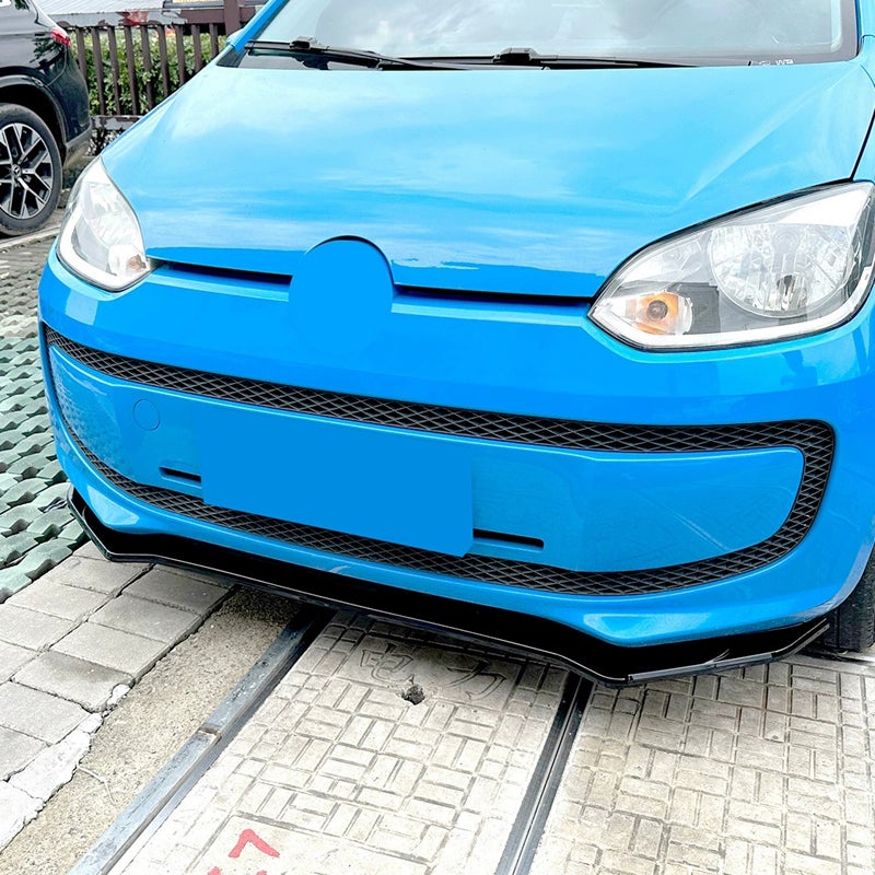 Front spoiler lip  Volkswagen Up! 2011- excl. GTi (Glossy Black ABS)