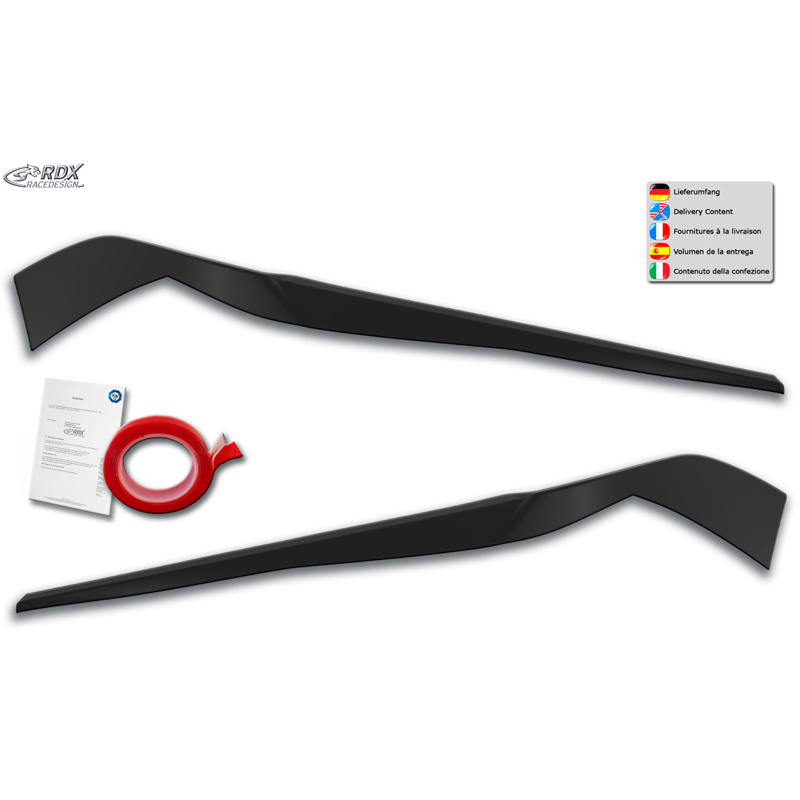 Head light spoilers  BMW X1 F48 2015-2019 (ABS)