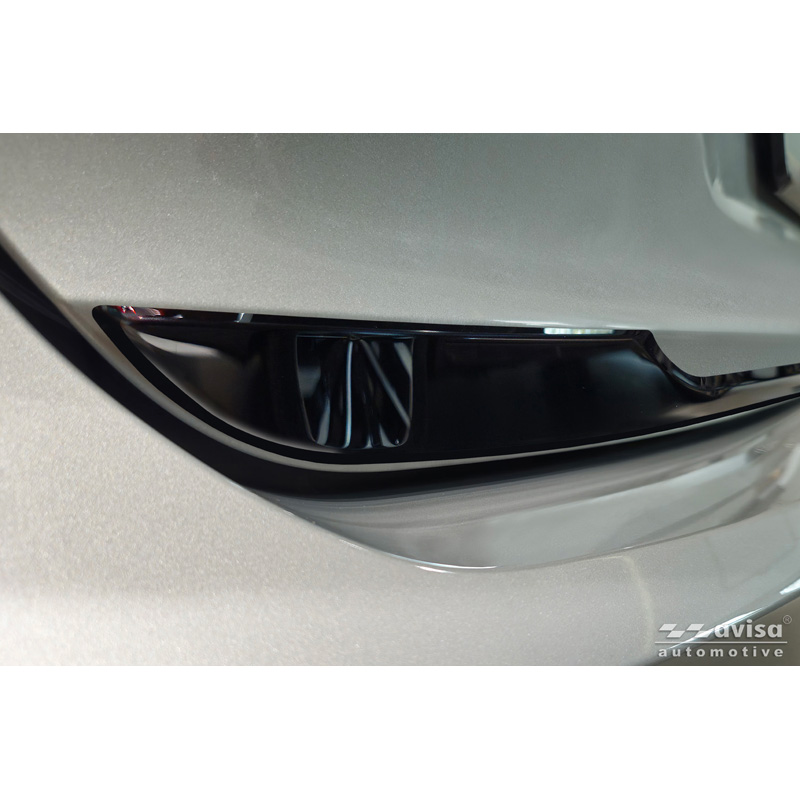 Avisa Black Chrome Stainless Steel Tailgate Trim  Volvo V90 II 2016-