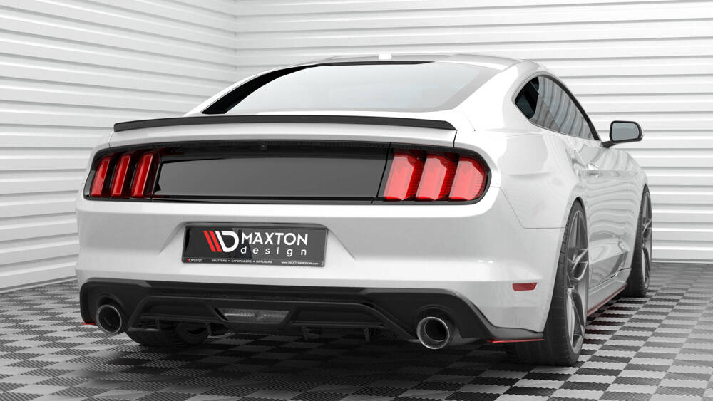 Zij Diffusers Ford Mustang Mk. 6 Facelift Glanzend Rood