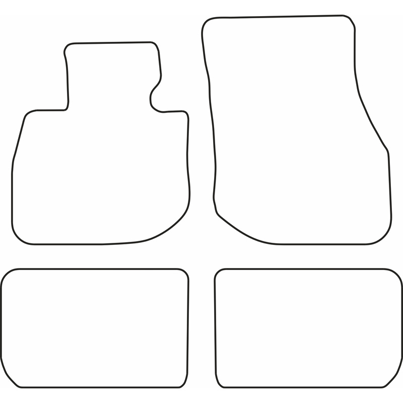 Set velour car mats  BMW iX1 Electric (U11) 2022-