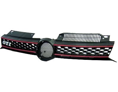 without logo Grill VW Golf VI GTI look 10/08-