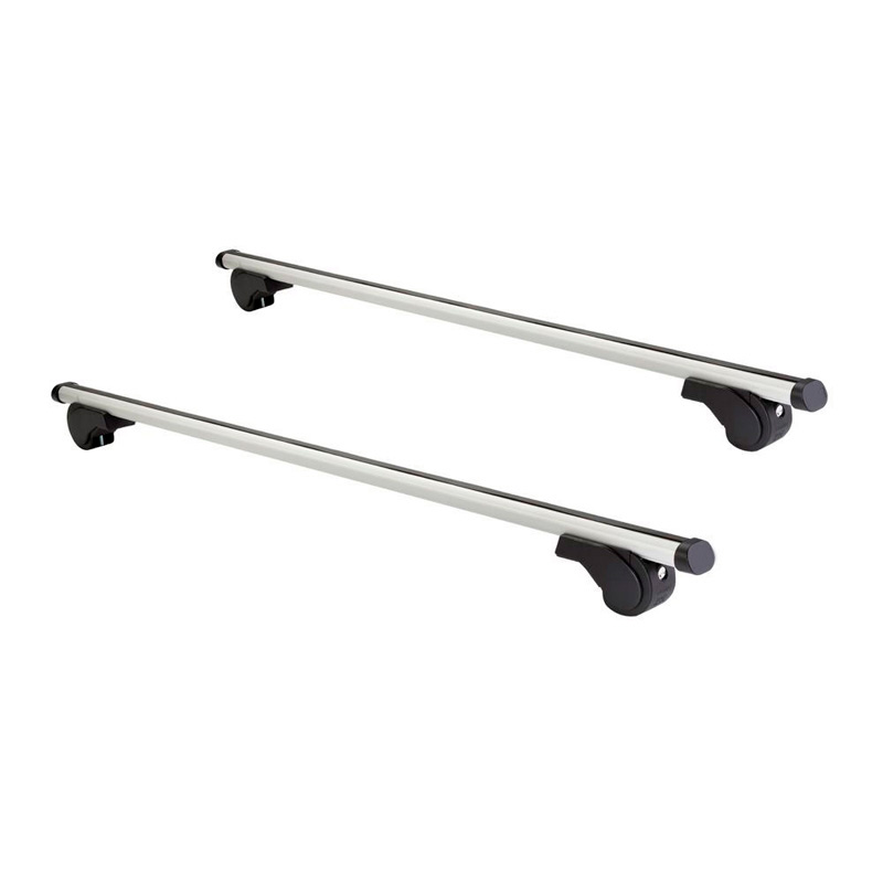 Roof bar set Twinny Load Aluminum A51  Audi/BMW/Fiat/Ford/Seat/Skoda/VW/Volvo (for cars with open roof rail)