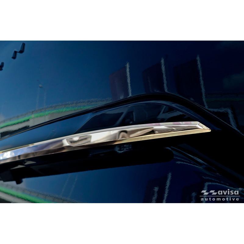 Avisa Chrome Stainless Steel Trunk Tailgate Trim Cover  Ford Tourneo Custom II (V710) 2023- (with rear hatch)