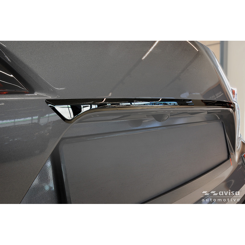 Avisa Black Chrome Stainless Steel Tailgate Trim  Toyota Corolla Touring Sports (E21) 2019-
