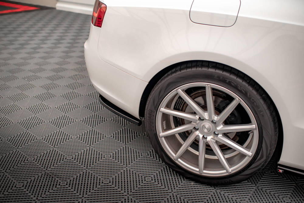 Diffuser passend voor Audi A5 Coupe 8T Facelift  2011 - 2016  Maxton Glans Zwart