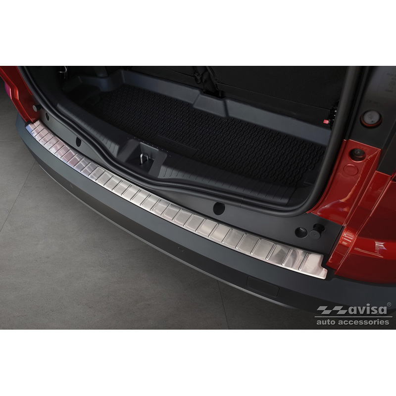 Stainless Steel Rear bumper protector  Dacia Jogger 2022- 'Ribs'