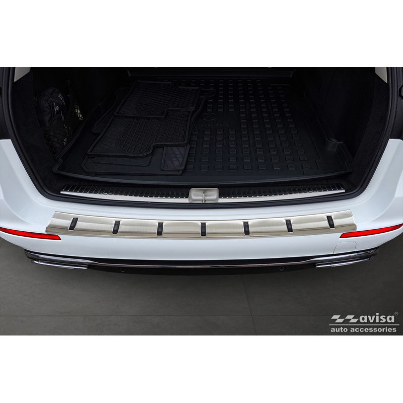 Avisa Stainless Steel Rear bumper protector  Mercedes E-Class Estate S213 2016-2023 (incl. E53 AMG) 'STRONG EDITION'