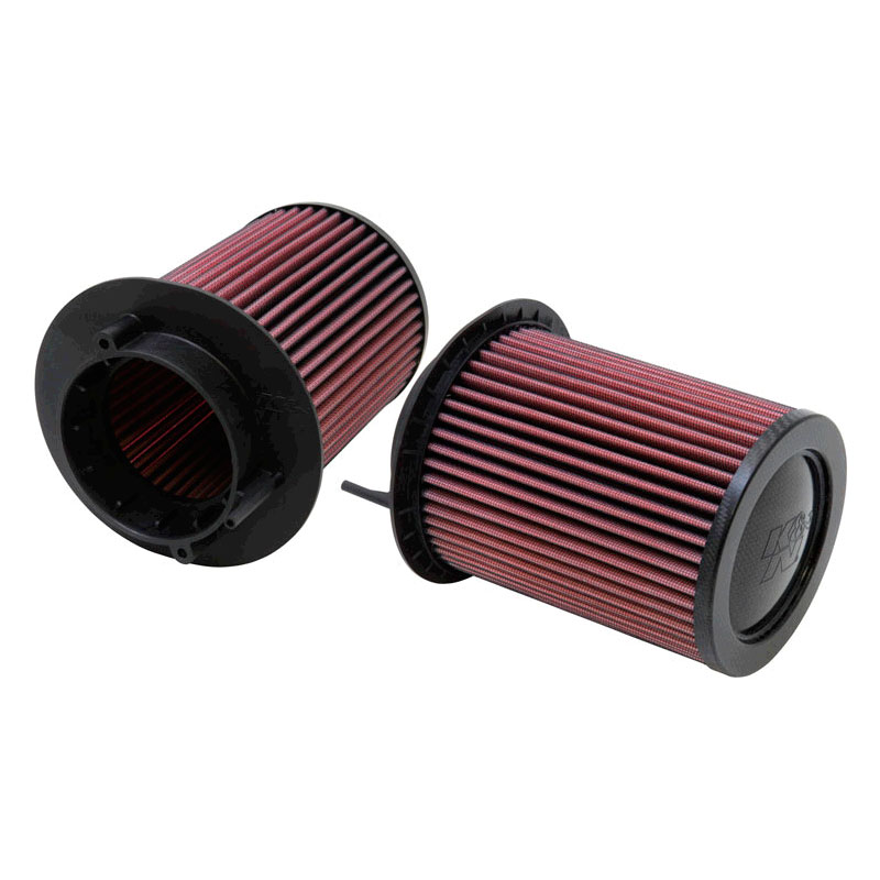 K&N Replacement Air Filter  Audi R8 4.2L V8 2009-2012 (Set 2 pieces) (E-0668)