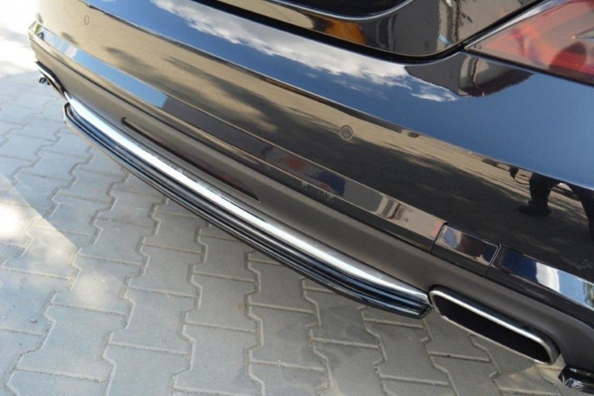 Diffuser passend voor Mercedes CLS W218 AMG-Line Maxton Design glans zwart