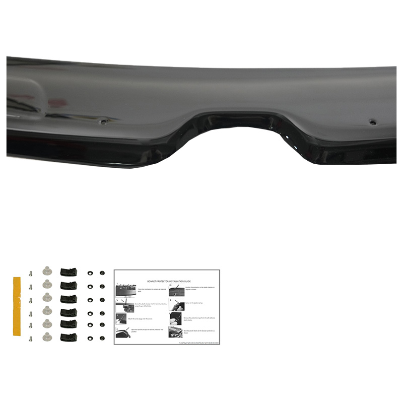 Bonnet Protector  Renault Kangoo 2nd Gen. Facelift 2014-2019 - Gloss black