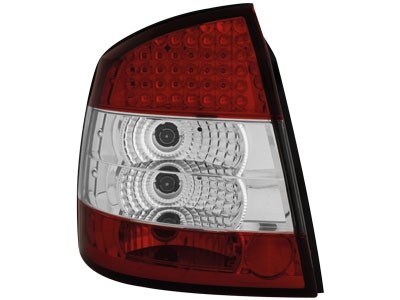Taillights Opel Astra G LED Red/White