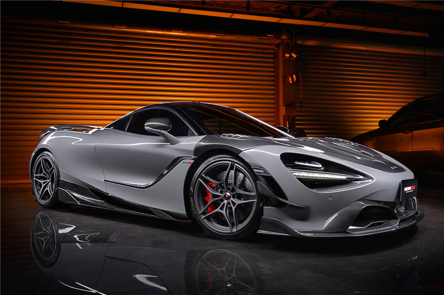 McLaren 720s Se²NWB Style Carbon Fiber Voorspoiler 2017-2021