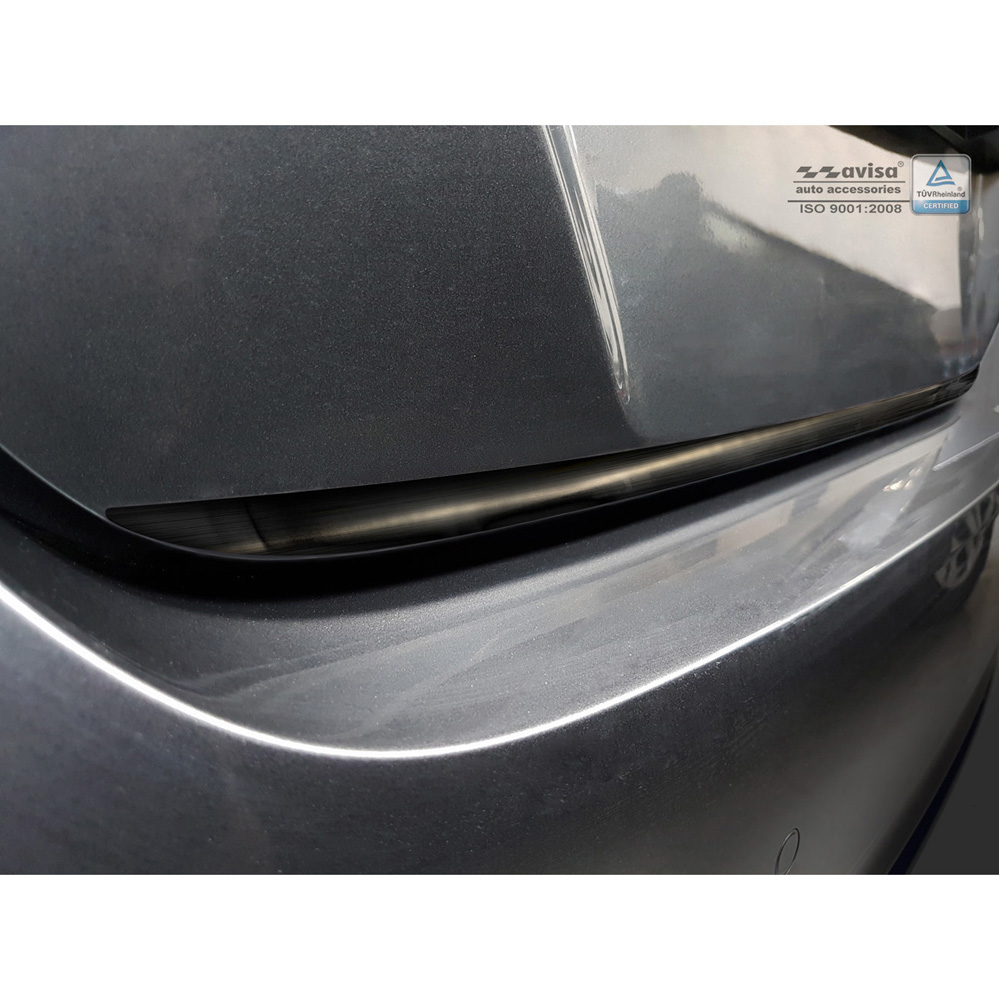 Black Stainless Steel trunk strap list  Nissan Leaf II 2017-