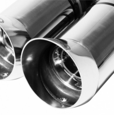 Muffler Honda CRX 1987-1992 RVS eindstuk 2x80mm DTM