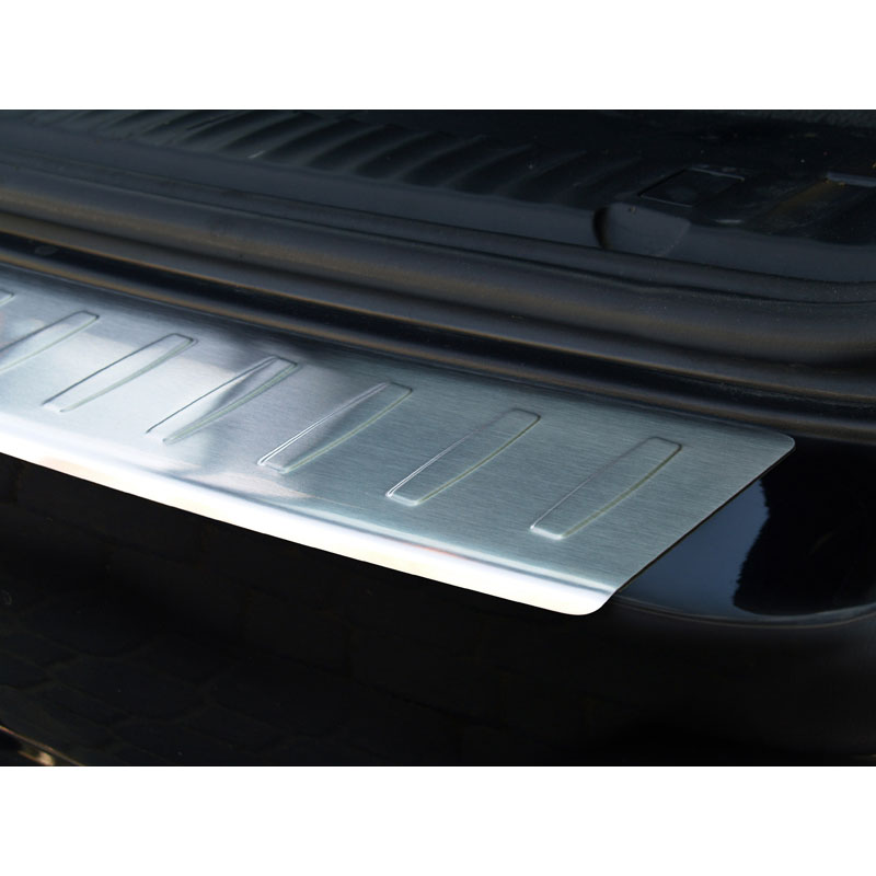 Stainless Steel Rear bumper protector  BMW 5-Series E61 Touring 2007-2010 excl. M-Package/M-Sport 'Ribs'