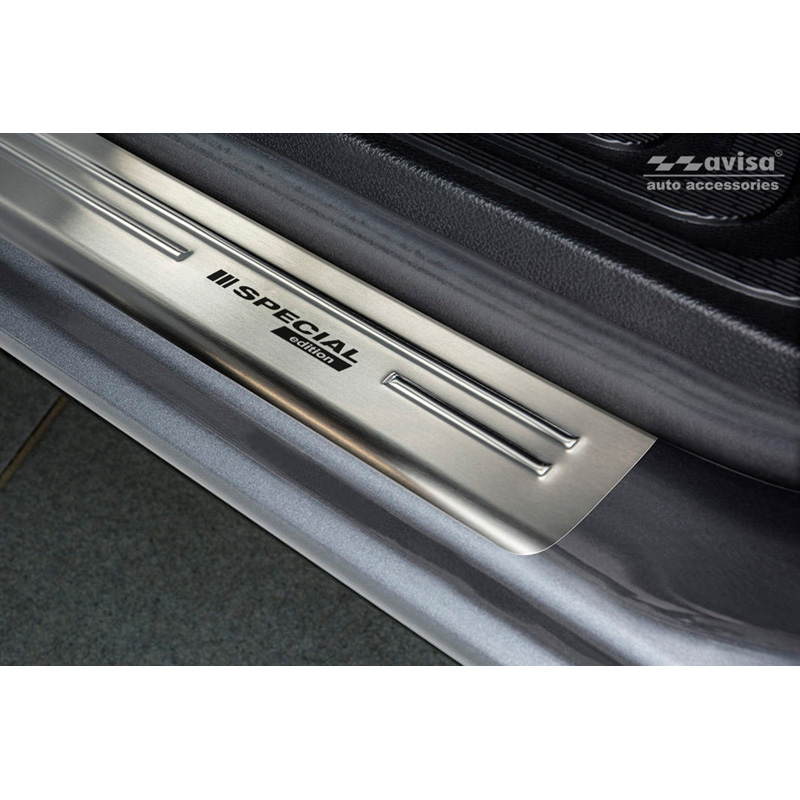 Inox door sill protectors  Mercedes Vito & V-Class W447 2014- - 'Special Edition' - 2-pieces