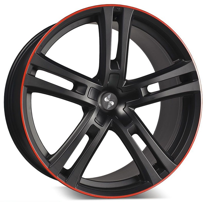 Velgen EtaBeta Uriel zwart red 10x22 5x120 ET40