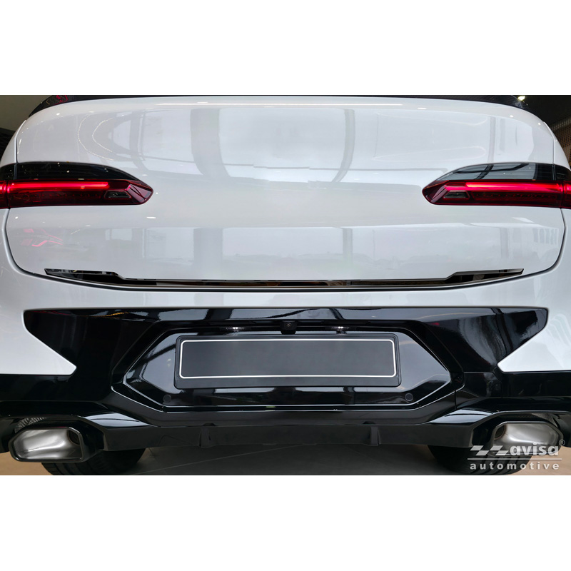 Avisa Black Chrome Stainless Steel Tailgate Trim  BMW X4 II (G02) M-Sport Facelift 2021-