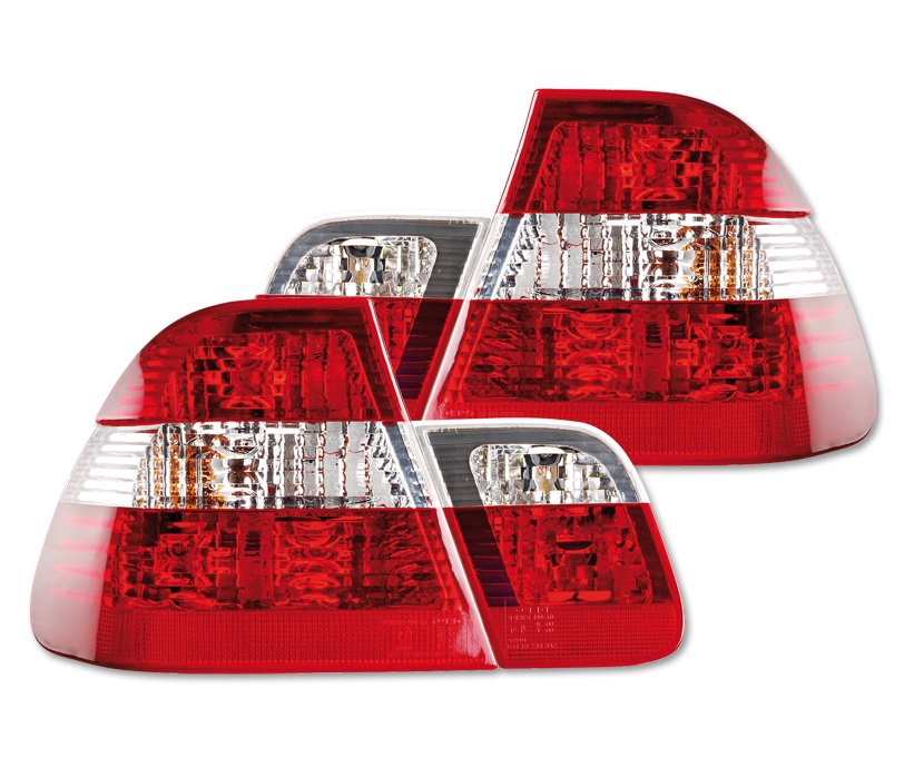 Taillights BMW E46 sedan 01-05 Red/White