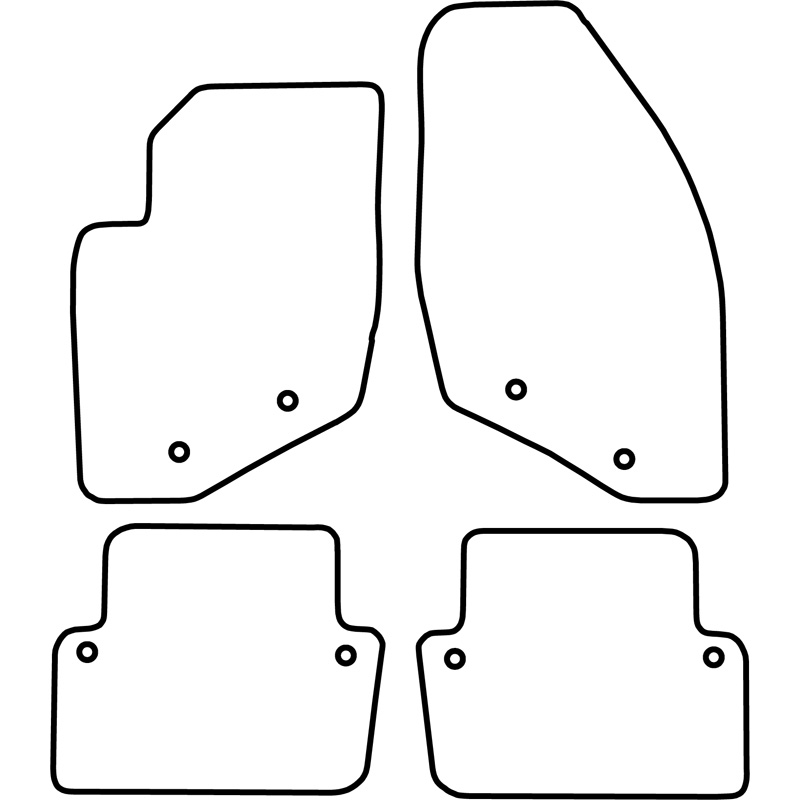 Set car mats  Volvo S80/V80 1998-2006