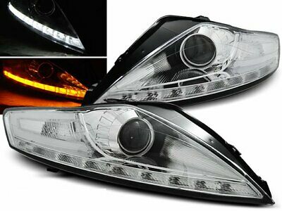 Headlights FORD MONDEO 07.07-11.10 DAYLIGHT BLACK LED INDICATOR