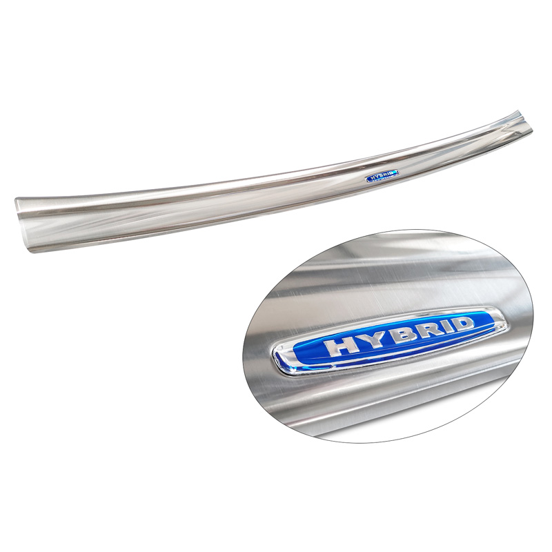 Stainless Steel Rear bumper protector  Toyota Highlander (XU70) 2020- 'Hybrid'