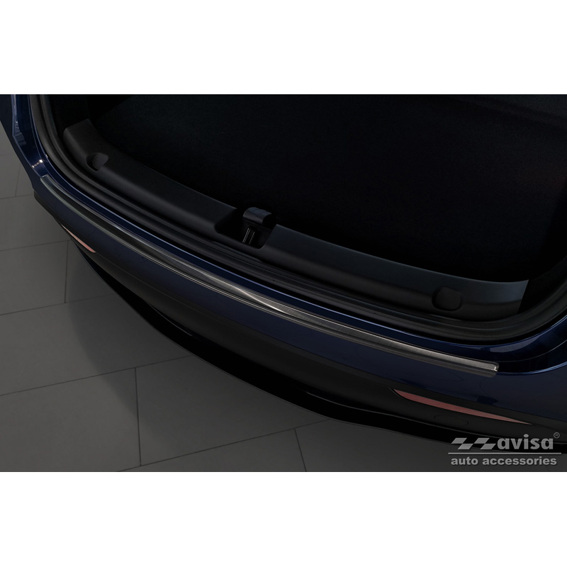 Black Stainless Steel Rear bumper protector  Tesla Model Y 2020-