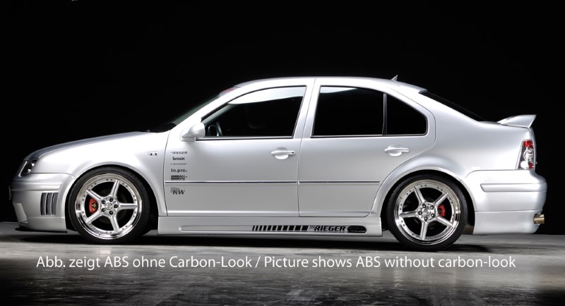 Sideskirts VW Bora ABS Carbon-look Rieger