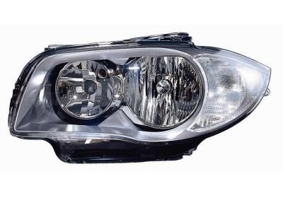 koplamp, Valeo, Xenon, rechts, 03/2009-BMW 1 serie E87, 2007-201