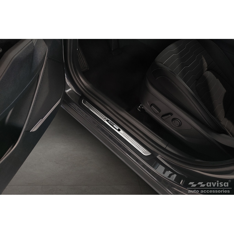 Inox door sill protectors  Kia Sportage (NQ5) 2021- 'Exclusive Edition' - 2-pieces