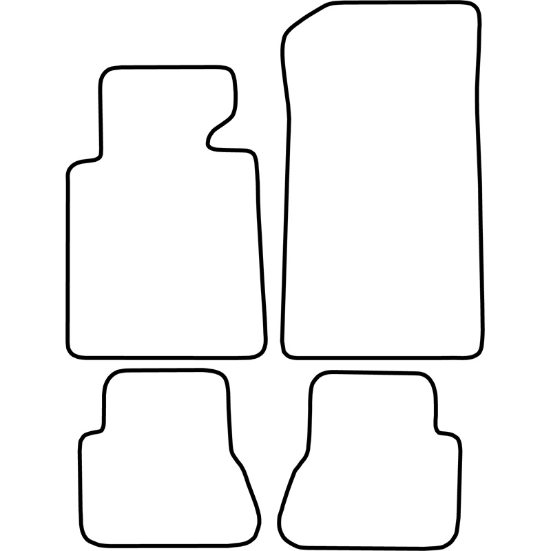 Set car mats  BMW 3-Series (E46) Convertible 2002-2005