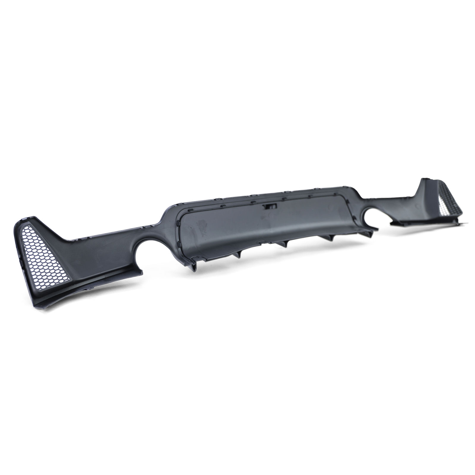 Diffuser passend voor BMW 4-serie F32 / F36 2013- Glans Zwart M-Pakket Duplex