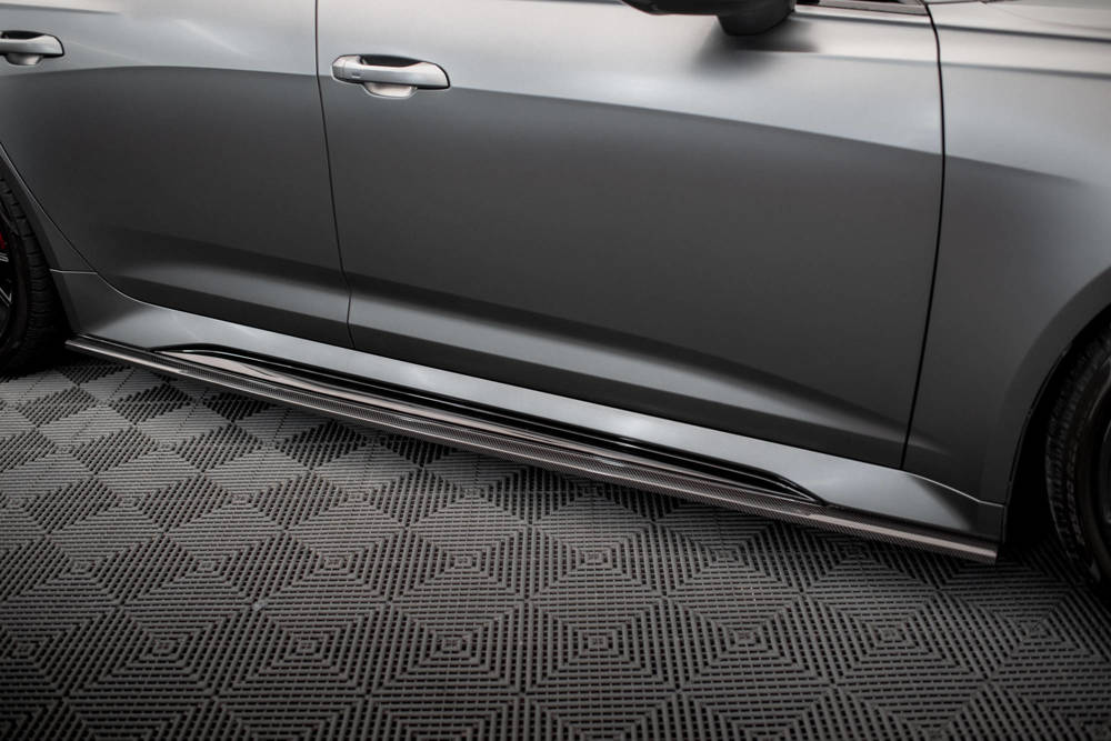 Zijskirts passend voor Audi RS6 / RS7 C8 Maxton Carbon
