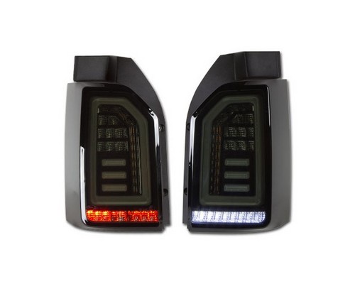 Rear lights VW Bus T6 LED Tube Dynamic Rear doors smoke