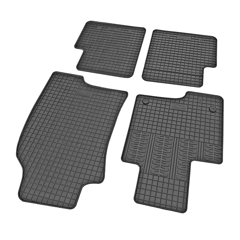 CIKCAR Rubber car mats set  Fiat Pandina 2026- (4-pieces + fixing system)