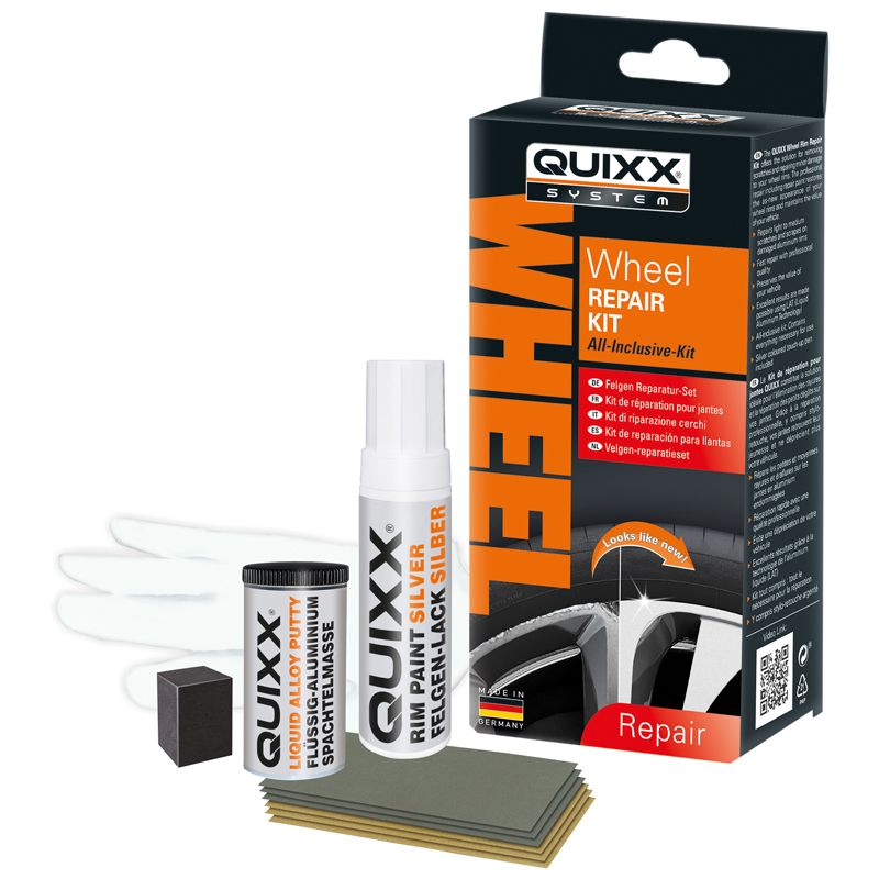Quixx Wheel Repair Kit - for silver wheels