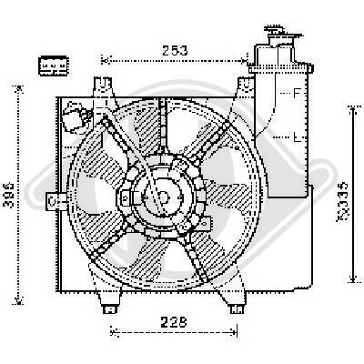 RadiatorVENTILATOR PICANTO 09-12