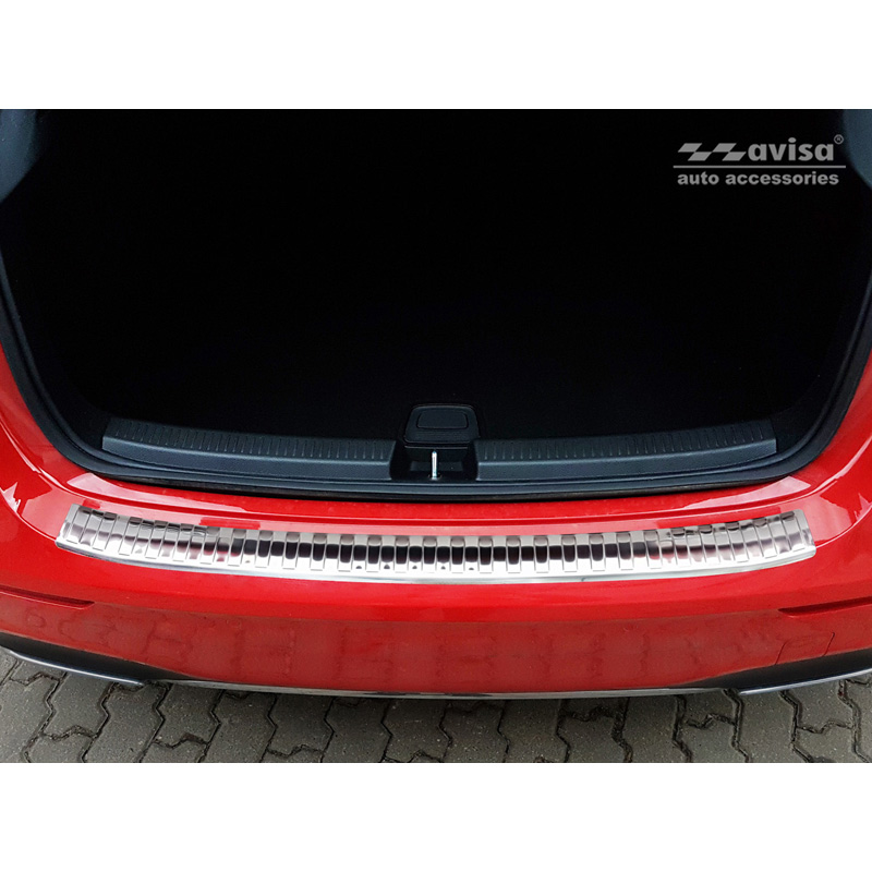 Stainless Steel Rear bumper protector  Mercedes A-Class W177 HB 2018- incl. AMG & EQ 'Ribs'