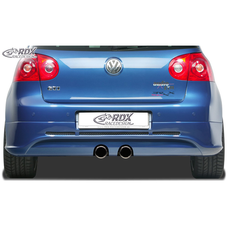 Rear bumper skirt  Volkswagen Golf V GTI/R Hatchback 3/5-doors 2003-2008 (R32 exhaust) excl. Variant/Plus (ABS)