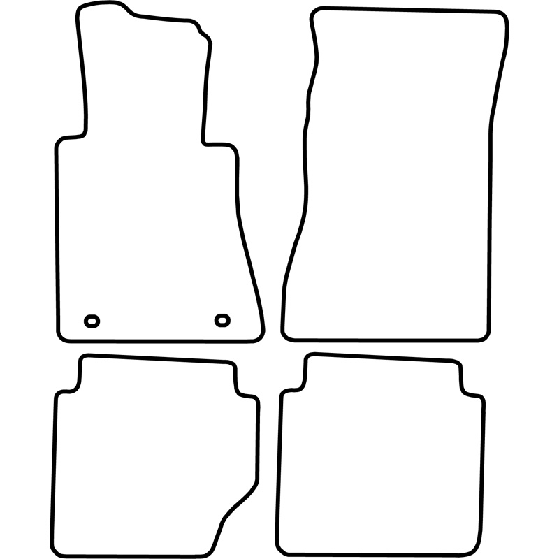 Set car mats  Mercedes E Class W123 1976-1985