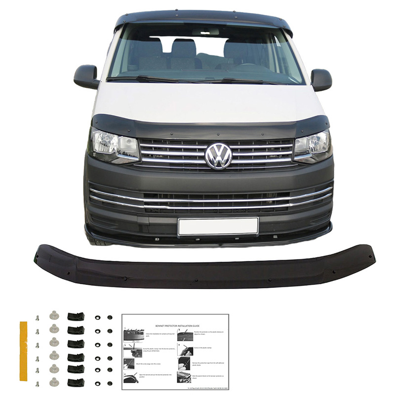 Bonnet Protector  Volkswagen Transporter T6/T6.1 2015-2022 - Gloss black