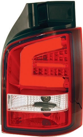 Tail Lights VW Bus T5 with Tube LED Red/White