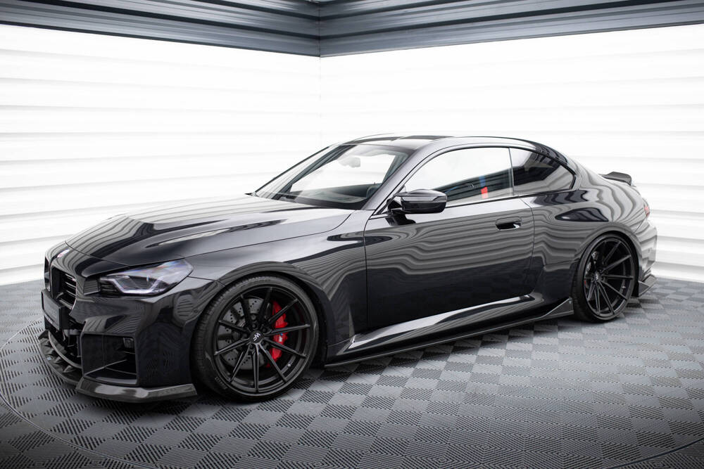 Zijskirts passend voor BMW M2 G87 Maxton Carbon