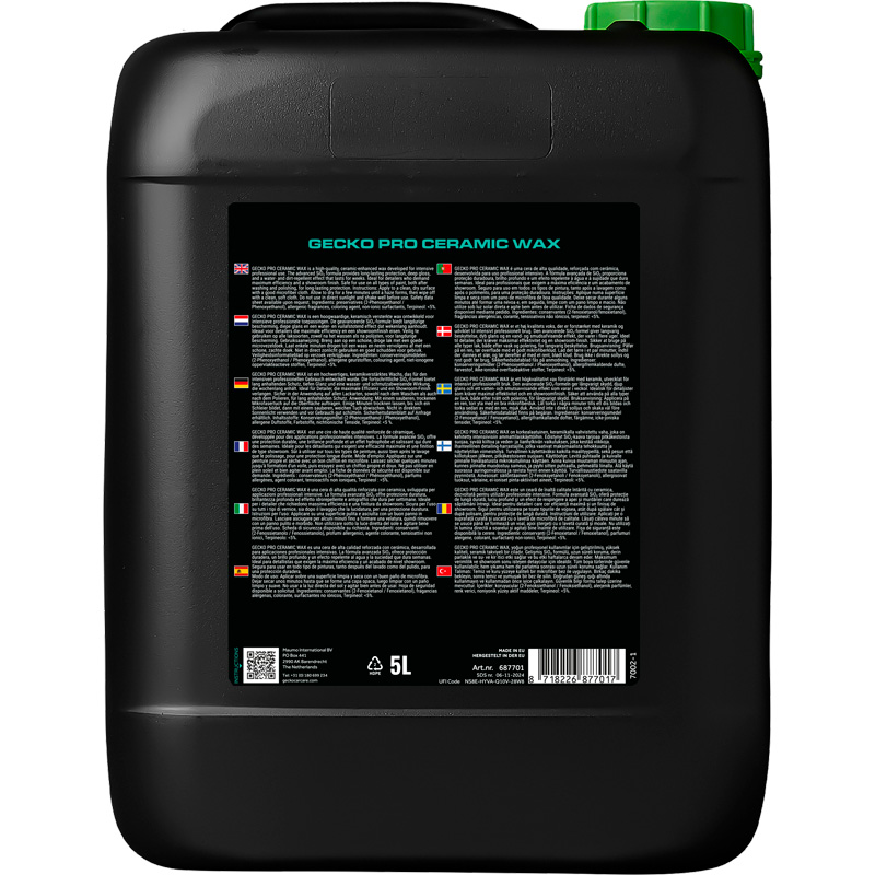 Gecko Ceramic Wax 5 liter 701